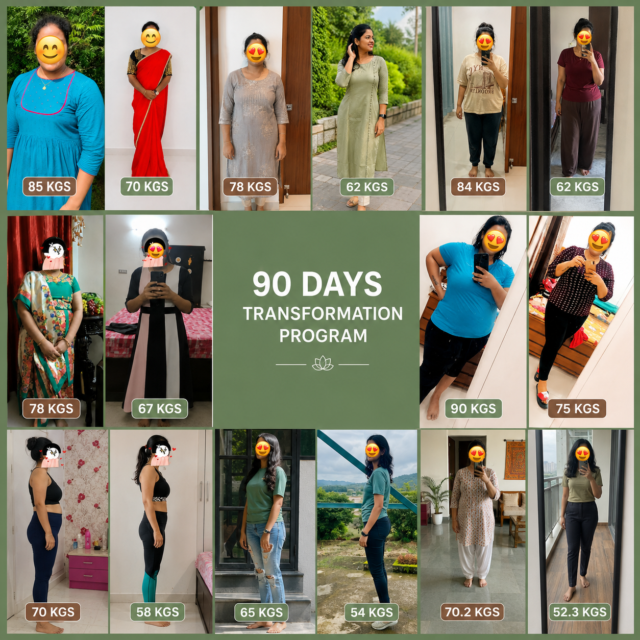 90-Day Online Transformation Program at Harika's Yoga