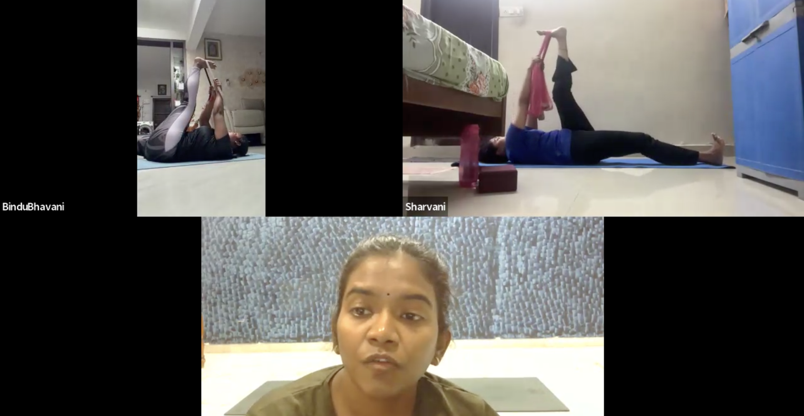 Live online yoga class at Harika's Yoga